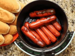 Cooking Hotdog using Air Fryer