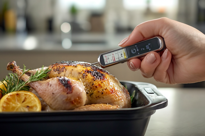 Air fryer thermometer probe