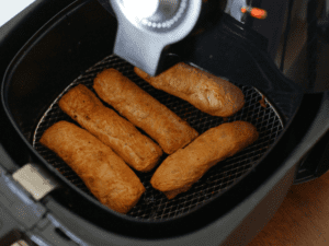 Cooking food using air fryer