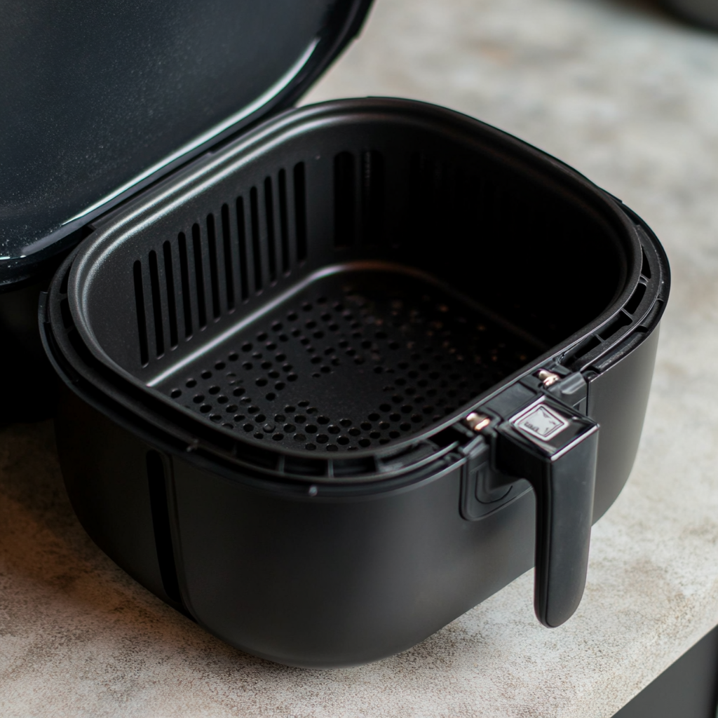 air fryer basket after cleaning